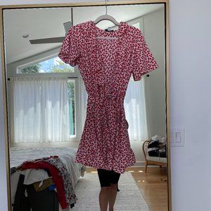 Top Shop Floral Wrap Dress